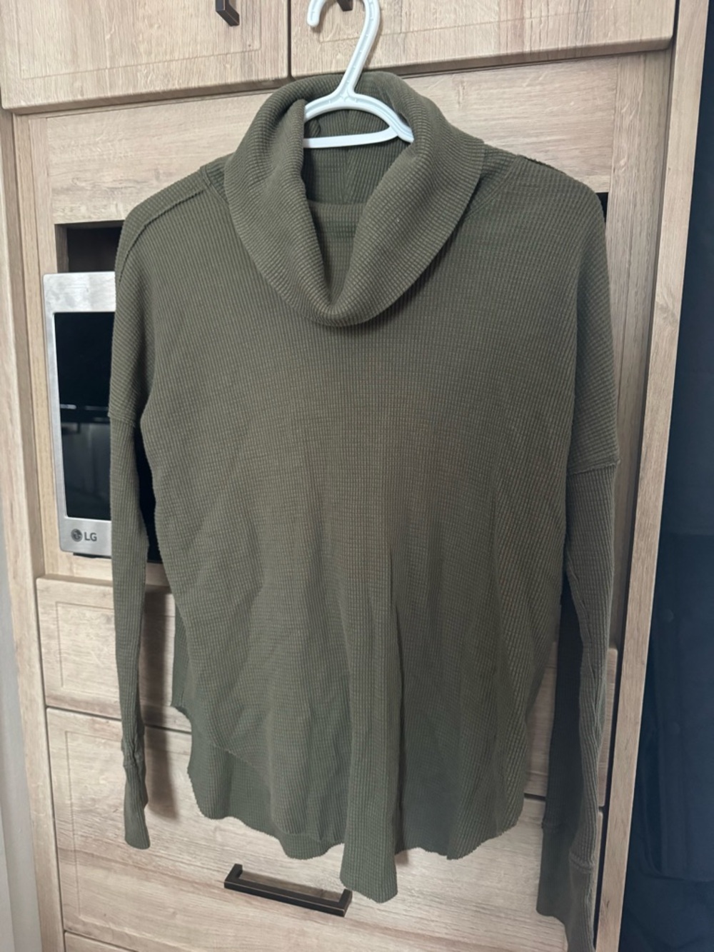 TNA Olive Green Cowl Neck Women's Sweater
